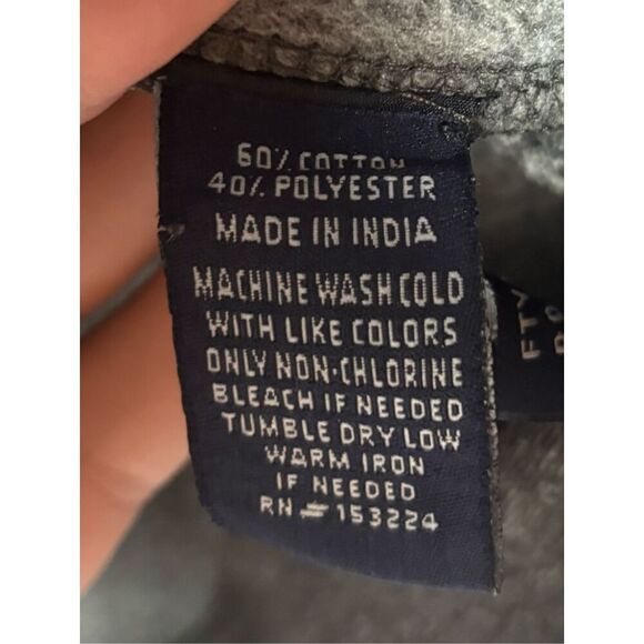 Rainforest Mens Full Zip Button-up Dark Gray Size Medium Jacket/Sweater - Picture 8 of 9